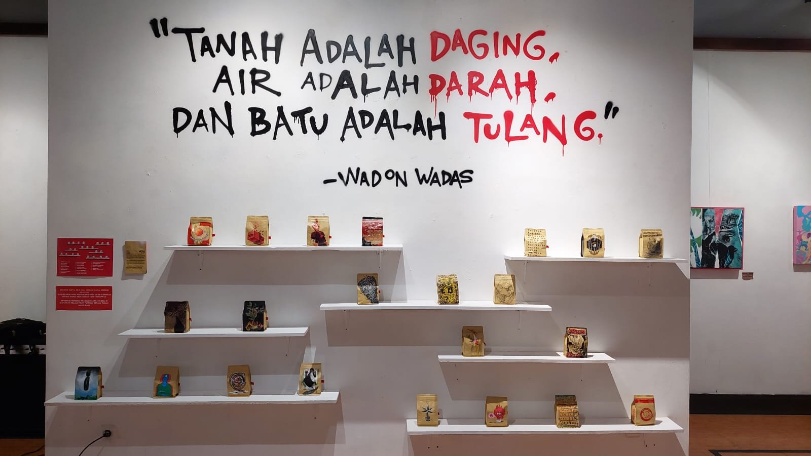 “Kepada Tanah”: Mendengungkan Perjuangan Warga Wadas Melalui Pameran Kopi