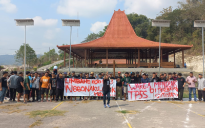 Warga Tolak Pembangunan TPSS Srimulyo di Piyungan